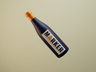 Wine Bottle 3d branding illustration industrial design product wine