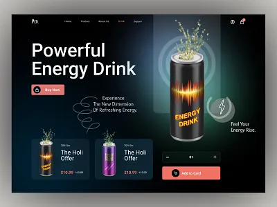 Shopify Product Page Design clean creative design ecommerce interface landing page product page shopify shopify store ui ui design web website woocommerce