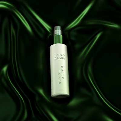 Qcare - cosmetics 3d branding design graphic design icon logo logotype packaging typography