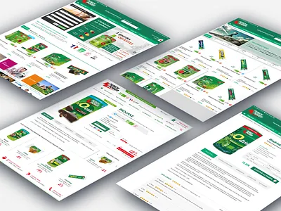 Web design pages desktop Punch Power branding web design