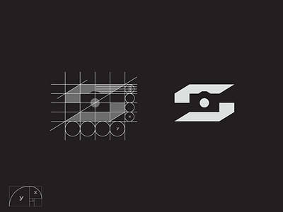 Szymsza Media Grid blackandwhite camera logo design dribbble flat golden ratio golden ratio logo grid grid logo icon logo monogram monogram logo process project simple logo sz sz monogram vector video logo