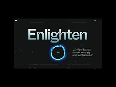 Landing page concept 3d after animation cinema 4d design effects future interaction scroll ui web