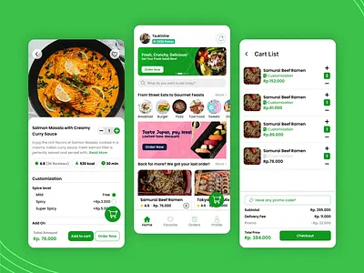 Bite Hub - Food Ordering App branding cart detail detail food food food app food delivering food delivering app food ordering food ordering app home home page homepage illustration mobile order ordering app ui uidesign web