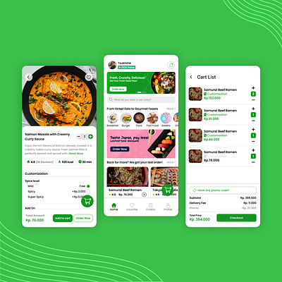 Bite Hub - Food Ordering App branding cart detail detail food food food app food delivering food delivering app food ordering food ordering app home home page homepage illustration mobile order ordering app ui uidesign web