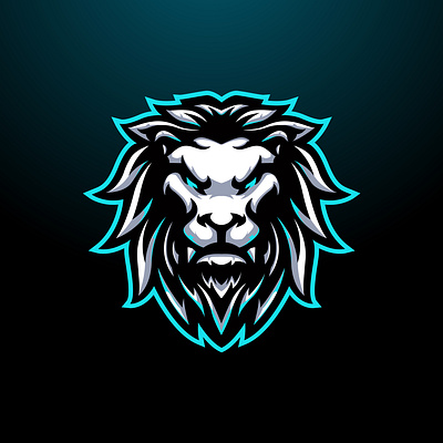 Wild Lion app branding design graphic design illustration lion lion esport logo vector