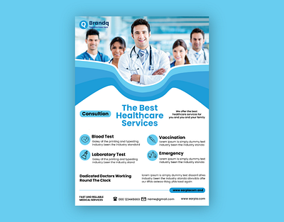 Doctor Flyer Design brochure design business flyer corporate flyer doctor flyer flyer flyer design flyer template graphic design