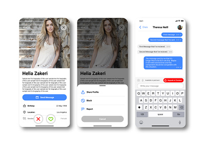 MEHREGAN Dating App app design graphic design ui ux