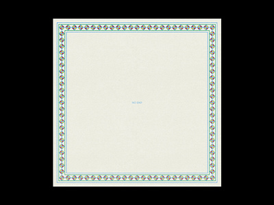"No End" adobe art cuntemporary design fine arts folk art geometric geometry graphic design illustration minimal pattern photoshop poster poster art poster design print screen print simple zine