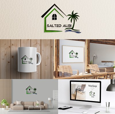 House Rental Logo - Salted Alibi professionals real estate agent