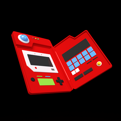 Pokedex 1999 3d animation branding graphic design logo motion graphics ui