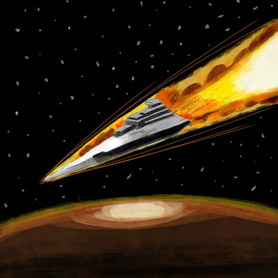 Star Wars: Lost Stars adobe adobe fresco digital art digital painting exercise fresco graphic design illustration painting star wars xppen xppen tablet