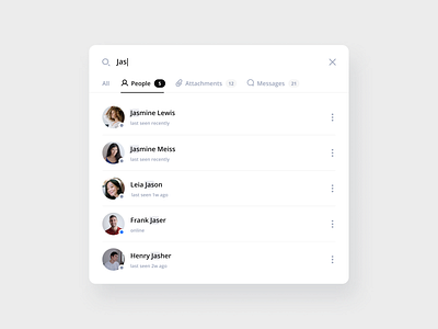 Search UI clean concept design digital design input input field light minimal search search bar selection ui ux web web design