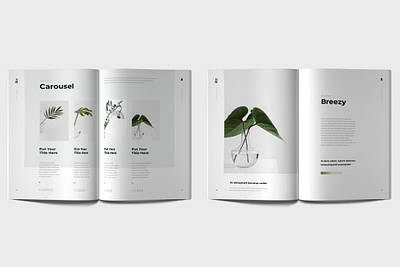 Minimal Catalog brochure brochure design catalog catalog design catalogue clean corporate fashion furniture graphic design indesign layout lookbook magazine magazine template minimal portfolio product product design template