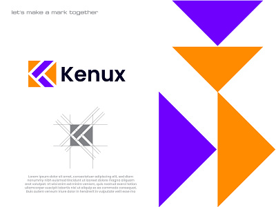 K letter logo - K logo - unused logo a b c d e f g h i j k l abstract branding branding agency design ecommerce flat illustration k letter logo k logo letter mark logo logo design logo designer logofolio minimal modern top logo designer ui vector