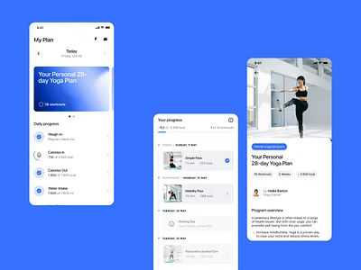 Fitness App app mobile product design