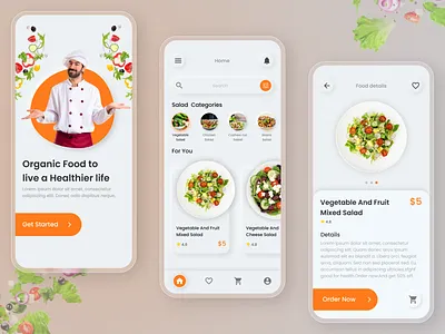 Food Delivery App... android best ui design burger app design chef app delivery app food and drink food order inspiration ios latest app design pizza pro ui designer project recipie app resturant app salad app design trendy app design ui designer ui ux ui ux design