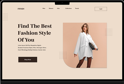 Fashion - Ecommerce Website app branding design illustration logo typography ui ux vector