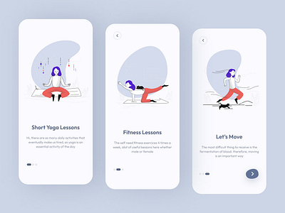 Onboarding Screens app design graphic design illustration mobile next onboard onboarding onboarding screen skip ui uiux userinterface ux webdesign