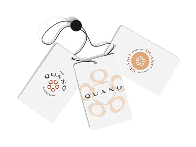 The QUANO Collective apparel bespoke branding design fashion graphic design logo luxury typography