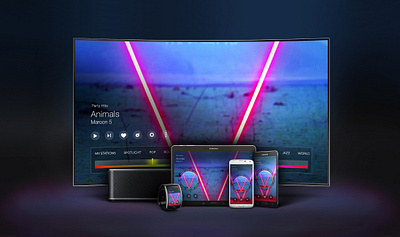 Samsung Milk Music - All Devices app design design management experience design information architecture interaction design mobile mobile apps product design service design smartwatch tablet tv ui user experience user interface ux ux design visual design web