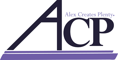 Alex Creates Plenty Logo branding design graphic design logo typography