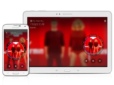 Samsung Milk Music - Mobile & Tablet Apps (Dial State) app design design management experience design information architecture interaction design mobile mobile apps music product design service design tablet ui user experience user interface ux ux design visual design