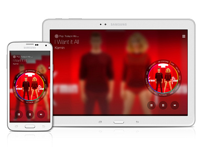 Samsung Milk Music - Mobile & Tablet Apps (Dial State) app design design management experience design information architecture interaction design mobile mobile apps music product design service design tablet ui user experience user interface ux ux design visual design