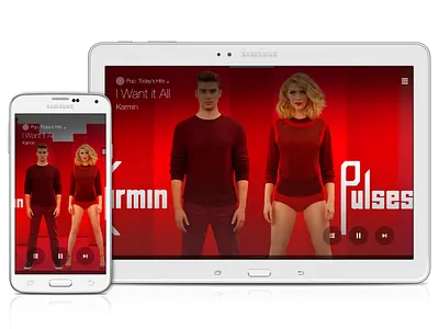 Samsung Milk Music - Mobile & Tablet Apps (Non-Dial State) app design design management experience design information architecture interaction design mobile mobile apps music product design service design tablet ui user experience user interface ux ux design visual design