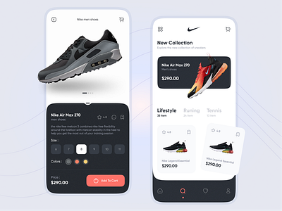 nike shoes : store app design concept adidas buy e commerce ecommerce fashion market minimal minimalist nike nike shoes price product shoe shoes shoes store shop shopping store store app zara