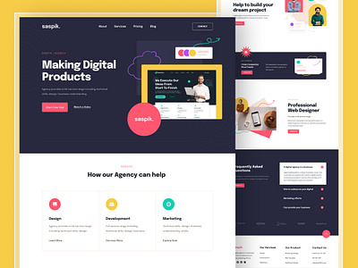 Digital Agency Website Design bhfyp branding business digitalagency digitalmarketing digitalmarketingagency digitalmarketingstrategy digitalmarketingtips landingpage marketing marketingdigital minimal ntrepreneurship onlinemarketing socialmediamarketing startup uidesign uiux uiux design webdesign