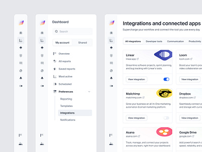 Dual-tier sidebar navigation — Untitled UI clean ui dashboard design system figma menu minimal minimalism nav navigation product design side menu sidebar sidebar navigation sidenav ui design user interface web app