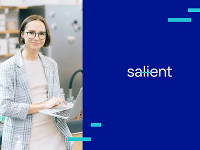 Salient - Logo & Branding brand design brand identity branding design hr illustration logo logotype minimalism recruitment saas salient talent vector