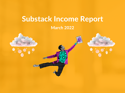 Substack Newsletter Earnings / Substack Income Blog Banner Image article blog banner blog post branding design featured image illustration substack writing