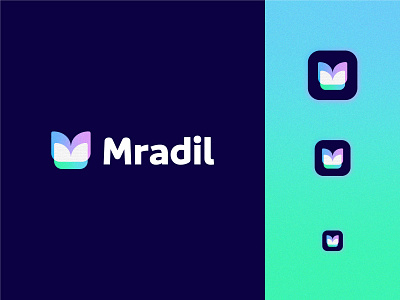 Modern Logo Design Dribbble. M logo . abstract brand branding creative design digital ecommerce gradents icon identity letter m logo logo designer m m logo dribbble m modern logo mlogo modern m unused vector