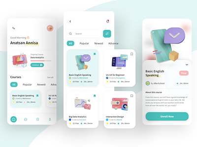 DayLearn | Mobile Learning App animation app appdesign behance dailyui design dribble dribblers gfxmob graphic design illustration logo travelapp traveling ui uidesign userexperience userinterface