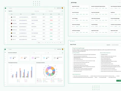 Hiring platform screens branding dashboard hiring mobile mobile app ux