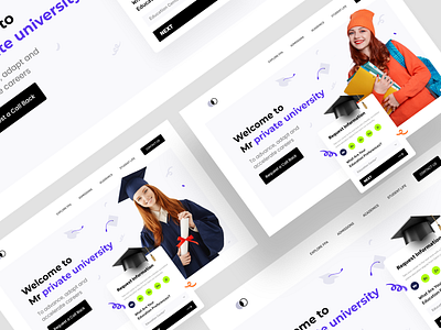 Education Web Design branding figma ui web design