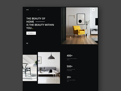 Minimalist furniture store - MIN. black branding desctop design furnishings furniture home hous interior mi minimalism movables photo product store studio ui ux web website