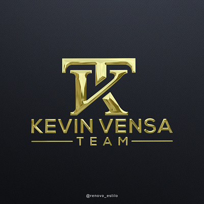 Logo KVT 3d branding business company design fashion graphic design icon illustration lenovoestilo logo logotype newlogo realestate renovoestilo style typography vector