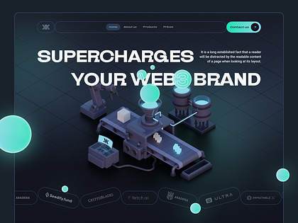 Web3 Landing Page concept
