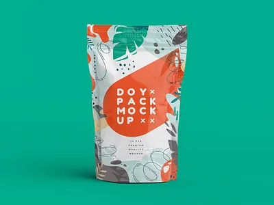 Doypack Packaging MockUp branding cute design doypack illustration logo mockup package packaging packaging design