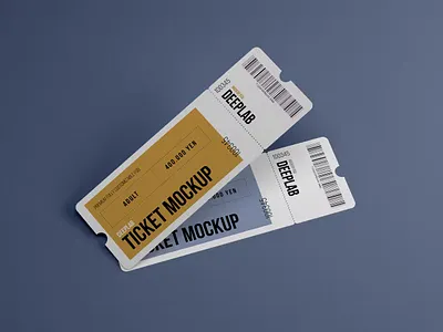 Event Ticket Mockup app branding cute design event event ticket illustration logo mockup movie movie ticket ticket design