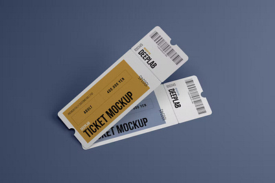 Event Ticket Mockup app branding cute design event event ticket illustration logo mockup movie movie ticket ticket design