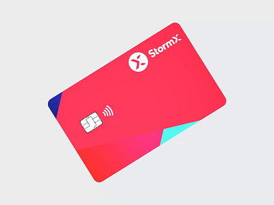 StormX Debit Card 3d card 3d debit card blender credit card crypto currency debit card finance fintech