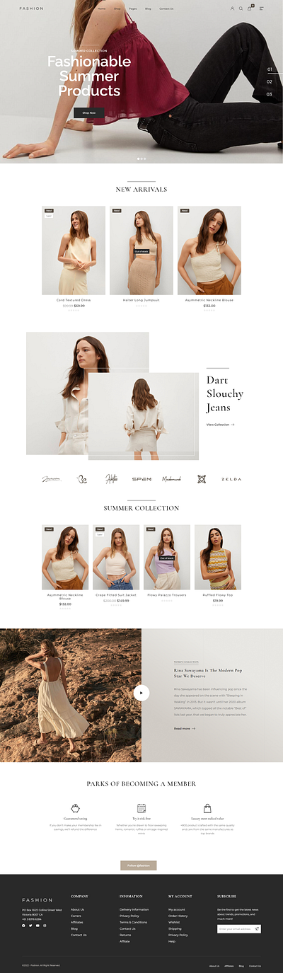 Clothing Fashion Online Store Wordpress clothing ecommerce elementor elementor pro fashion modern website online store product website responsive design website website design women woocommerce wordpress wordpress design wordpress developer