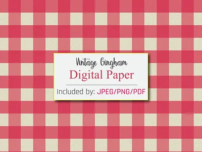 Vintage Farmhouse Gingham Digital Paper Or Pattern autumn backgrounds boho digital papers buffalo check digital background digital papers fall digital papers fall textures gingham digital papers pastel plaid digital papers pattern plaid papers print design printable quilt patterns rustic digital papers seamless pattern texture vintage gingham vintage papers wallpaper
