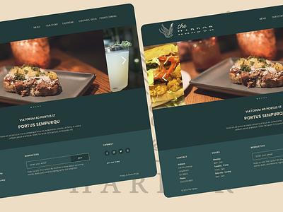 Restaurants branding clean design flat identity minimal ui