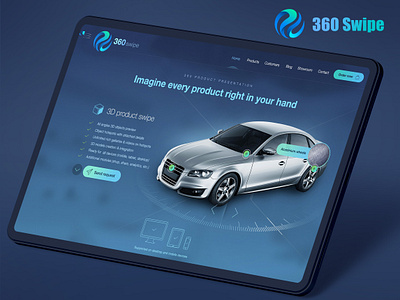 360 Swipe Website 360 augmented reality automotive branding design graphic design logo mihael.net mobile app print product design responsive rwd ui ux virtualreality website website design