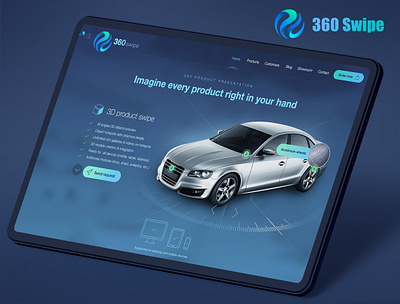 360 Swipe Website 360 augmented reality automotive branding design graphic design logo mihael.net mobile app print product design responsive rwd ui ux virtualreality website website design