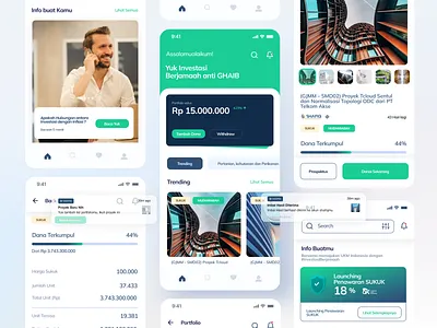 Shafiq - Crowdfunding UI Challange android app bank crowdfunding design invest investment ios syariah ui user interface ux